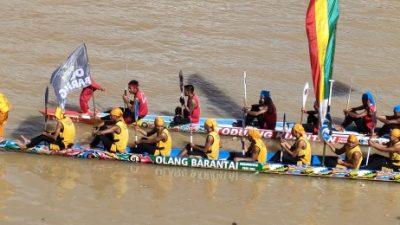 Meriahkan Festival Pacu Jalur 2022, Diskominfotik Riau Terjunkan Jalur Olang Barantai