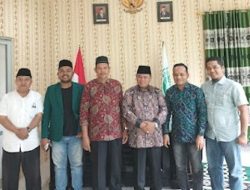 Silaturahmi ke MUI Riau, Pengurus PW Al-Washliyah Riau Minta Dukungan Agenda Muswil ke-5