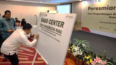 Riau Miliki Pusat Studi dan Pengembangan Sagu