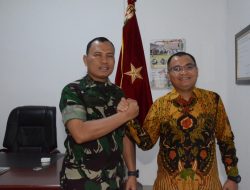 Dikunjungi Rektor Unilak, Danrem 03 Wirabima Harap KKN Mahasiswa Libatkan Prajurit TNI