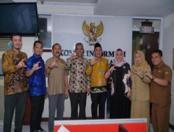 Optimalkan Persiapan HAKIN 2023 di Kampar, Kamsol Lakukan Pertemuan Dengan KI Riau