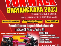 Polda Riau Gelar Fun Walk dengan Hadiah Utama 4 Unit Sepeda Motor