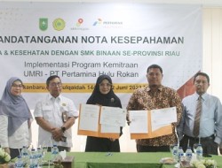 Tingkatkan Kualitas SDM Riau, PHR-UMRI Kolaborasi Pembinaan Sekolah Bidang Kimia