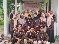 Mahasiswa KKN Unri Wujudkan Zero Point Stunting Jamban Sehat di Kampung Kemuning Muda