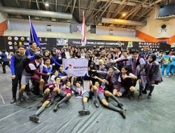 Marching Band BCK Rumbai Binaan PHR Juara Internasional di Thailand