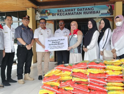 PHR Salurkan Bantuan Sembako Bagi Warga Terdampak Banjir di Riau