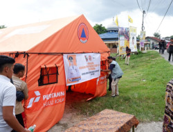 PHR Beri Bantuan Tenda Darurat ke BPBD Pekanbaru