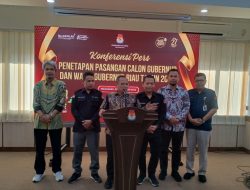 Ditetapkan KPU,Peserta Pilkada Riau 2024 Diikuti Tiga Pasang Bakal Calon