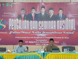 Seminar Nasional Bersama KH Anang Rizka, Gali Potensi Wakaf untuk Kesejahteraan Pesantren