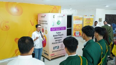 Indosat Luncurkan Program CSR “Sampah Jadi Pulsa” di USU